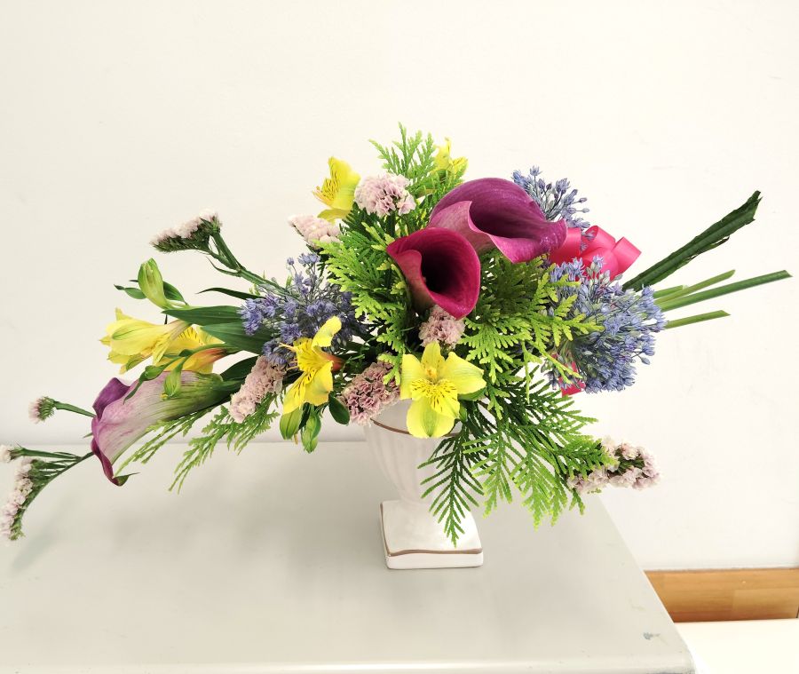 おしゃれに フラワーアレンジメント