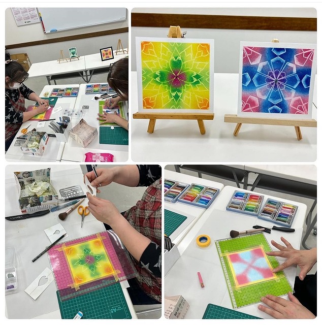 (6回コース) パステル&曼荼羅アート