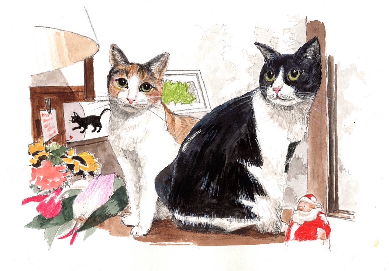 初心者でも楽しく描ける ペン画からの水彩画｜相模原カルチャー