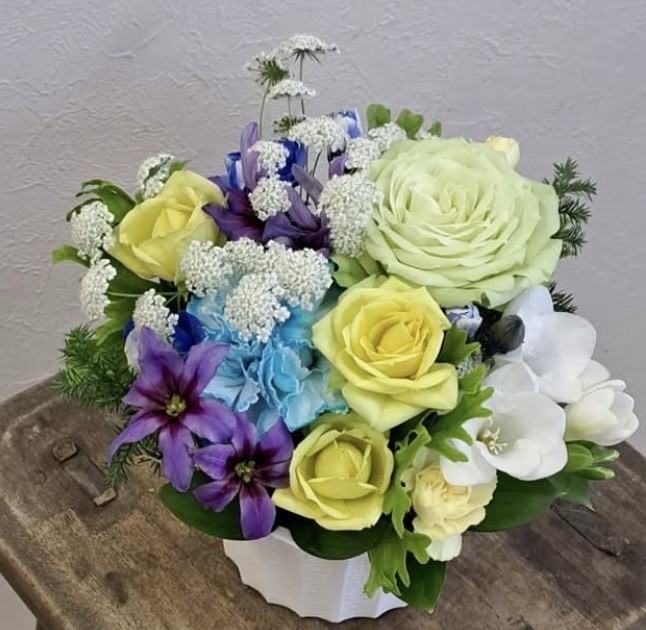 531/フラワーアレンジ・寄せ植え色々 季節の花アレンジ 春の新講座 4/16(木)特別体験会