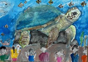 スケッチ・クレヨン・水彩画 こどもスケッチ・水彩画