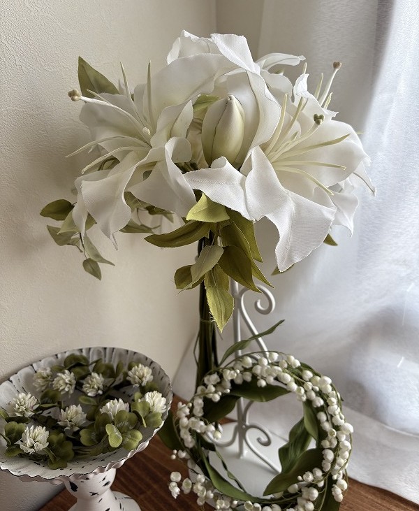 布で作る花 アートフラワー教室 春の新講座4/3(金)特別体験会