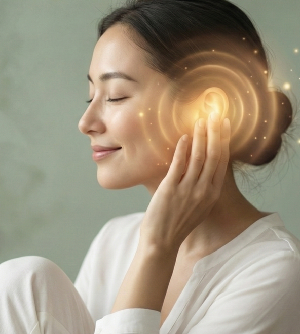 耳揉みでポカポカ体験 貼るだけ美容!耳つぼ✕カラー診断