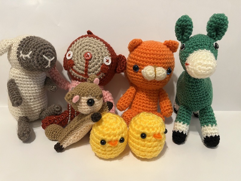 心がほっと 毎日が少し楽しく! あみぐるみ生活 体験会 4/2(木) 体験費 880円 教材費 1,100円