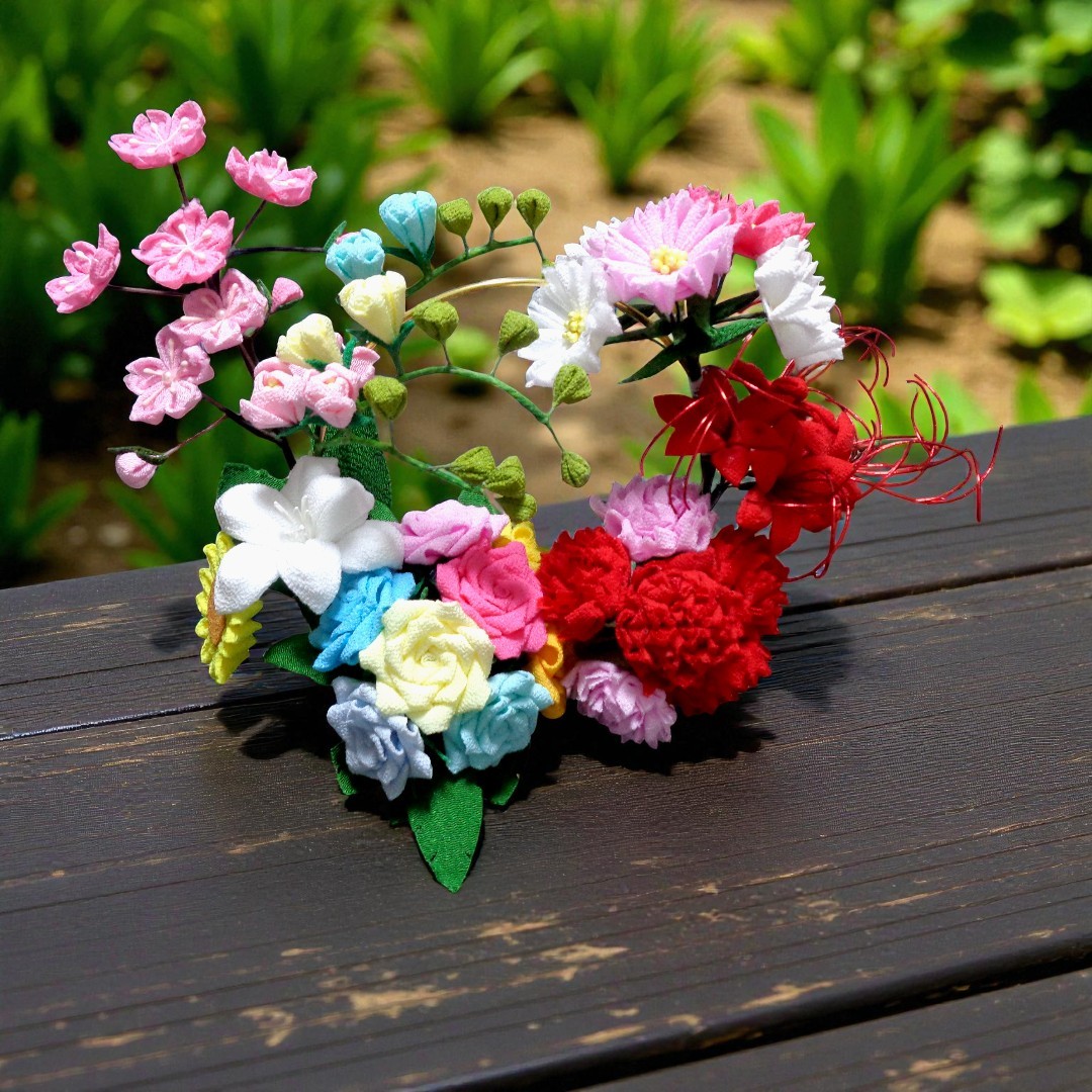 ボンドで簡単 初めてのつまみ細工 春の新講座 4/10(金)特別体験会