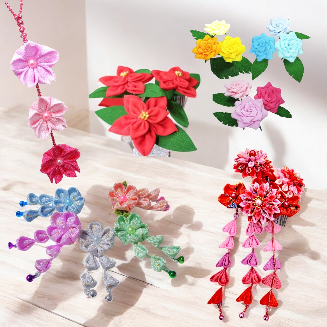 ボンドで簡単 初めてのつまみ細工 春の新講座 4/10(金)特別体験会