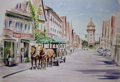 色彩豊かに表現する はじめての透明水彩入門 春の新講座 一日体験4/1(水)