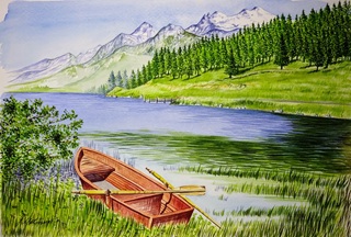 色彩豊かに表現する はじめての透明水彩入門 春の新講座 一日体験4/1(水)