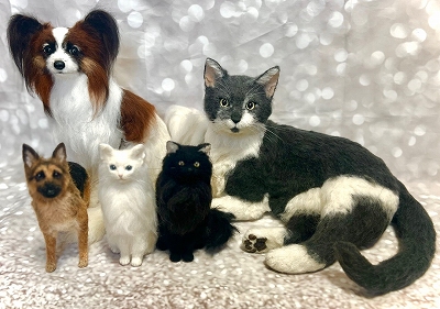 リアルな動物を作ろう 羊毛フェルト教室 春の新講座 3/26(木)13:00～15:30特別体験会