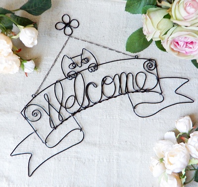 人気クラス土曜日増設 ワイヤーアート(土) 春の新講座 4/11(土)特別体験会