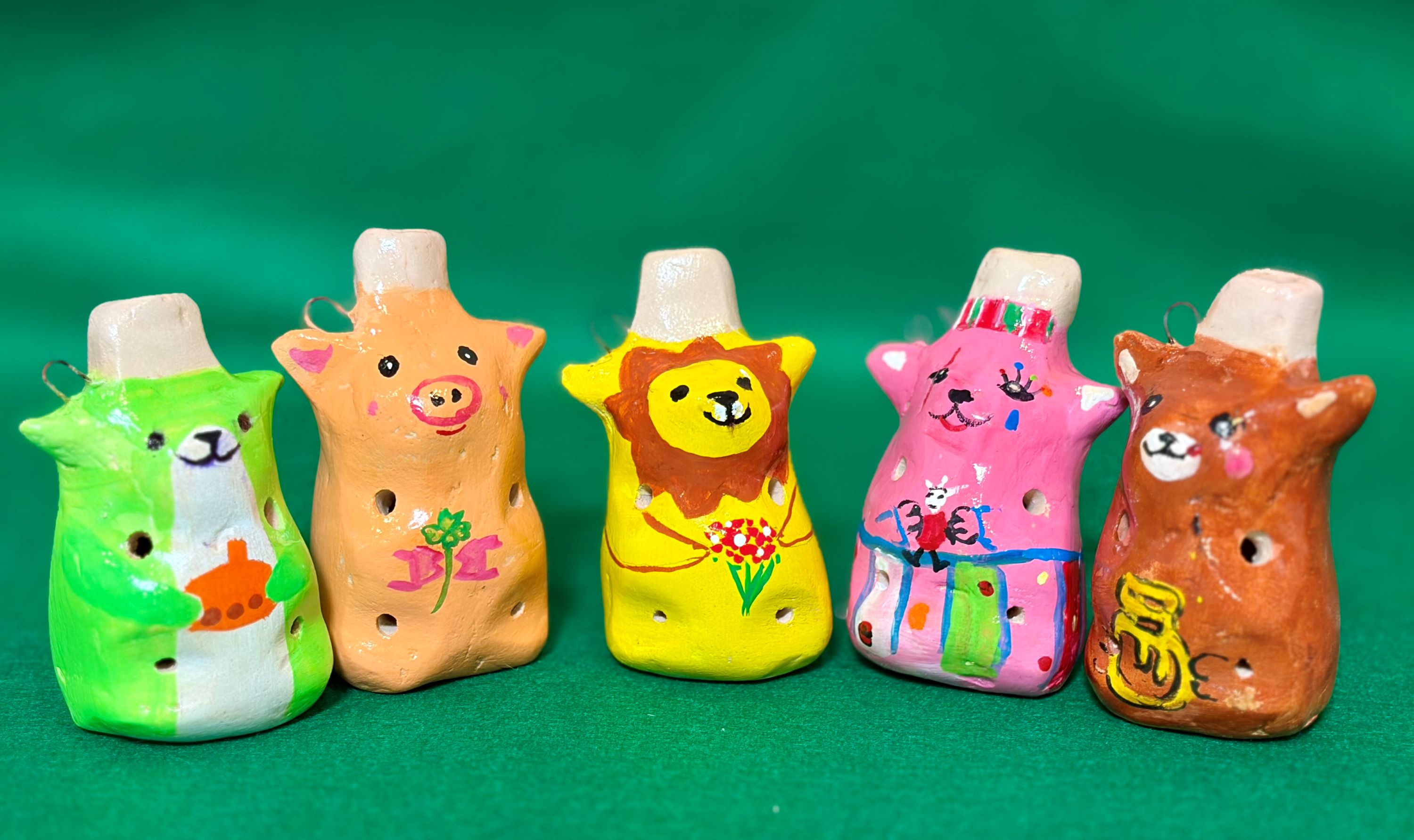 描いて楽しむ 私だけのオカリナ 絵付けオカリナ講座