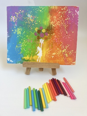 4歳から大人まで 春の新感覚アート体験 トロけるクレヨンアート 春の1DAY講座 3/21(土)または3/31(火)