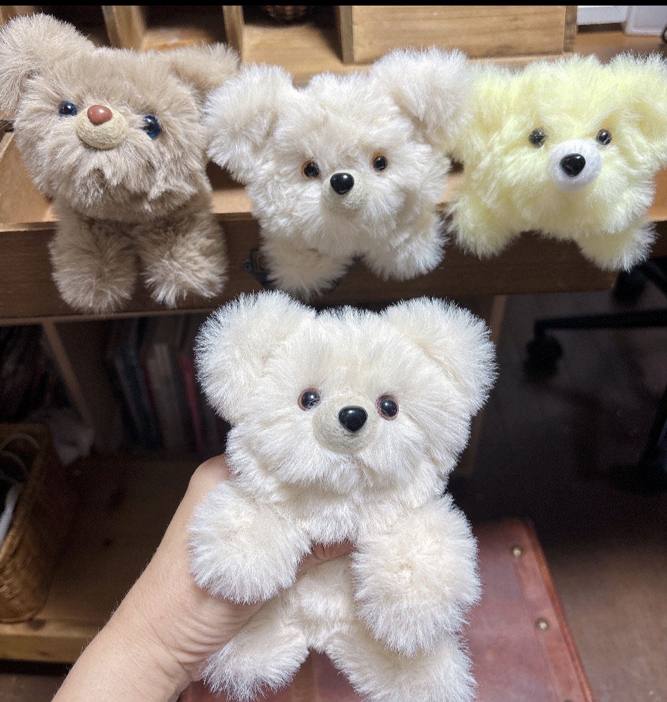 モールで作る ふわふわぬいぐるみ