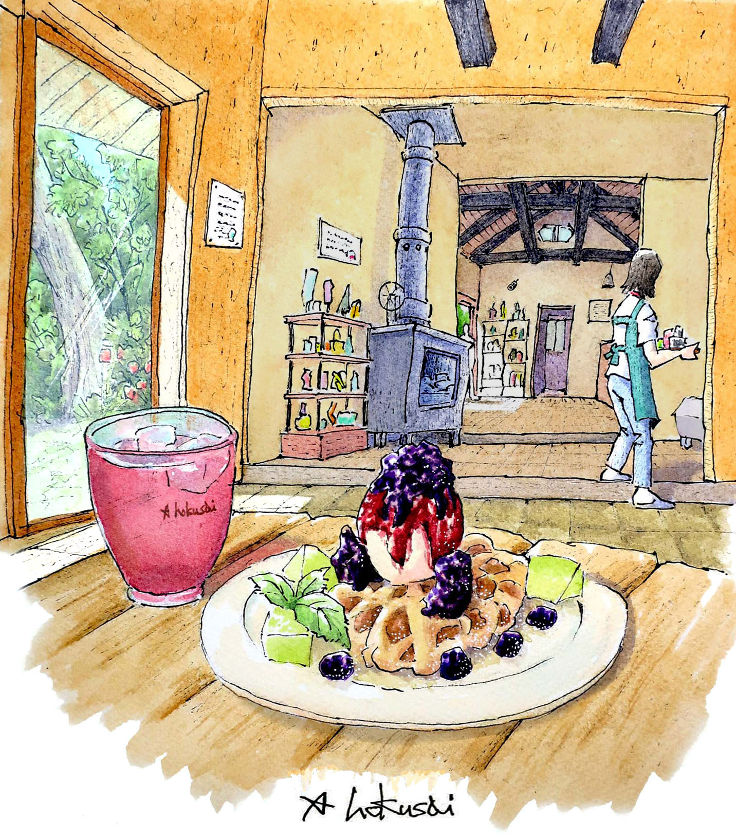 ～永沢まこと流～ ゼロからの気楽な線スケッチ ★4/3(金)は特別体験日1,650円+教材費275円