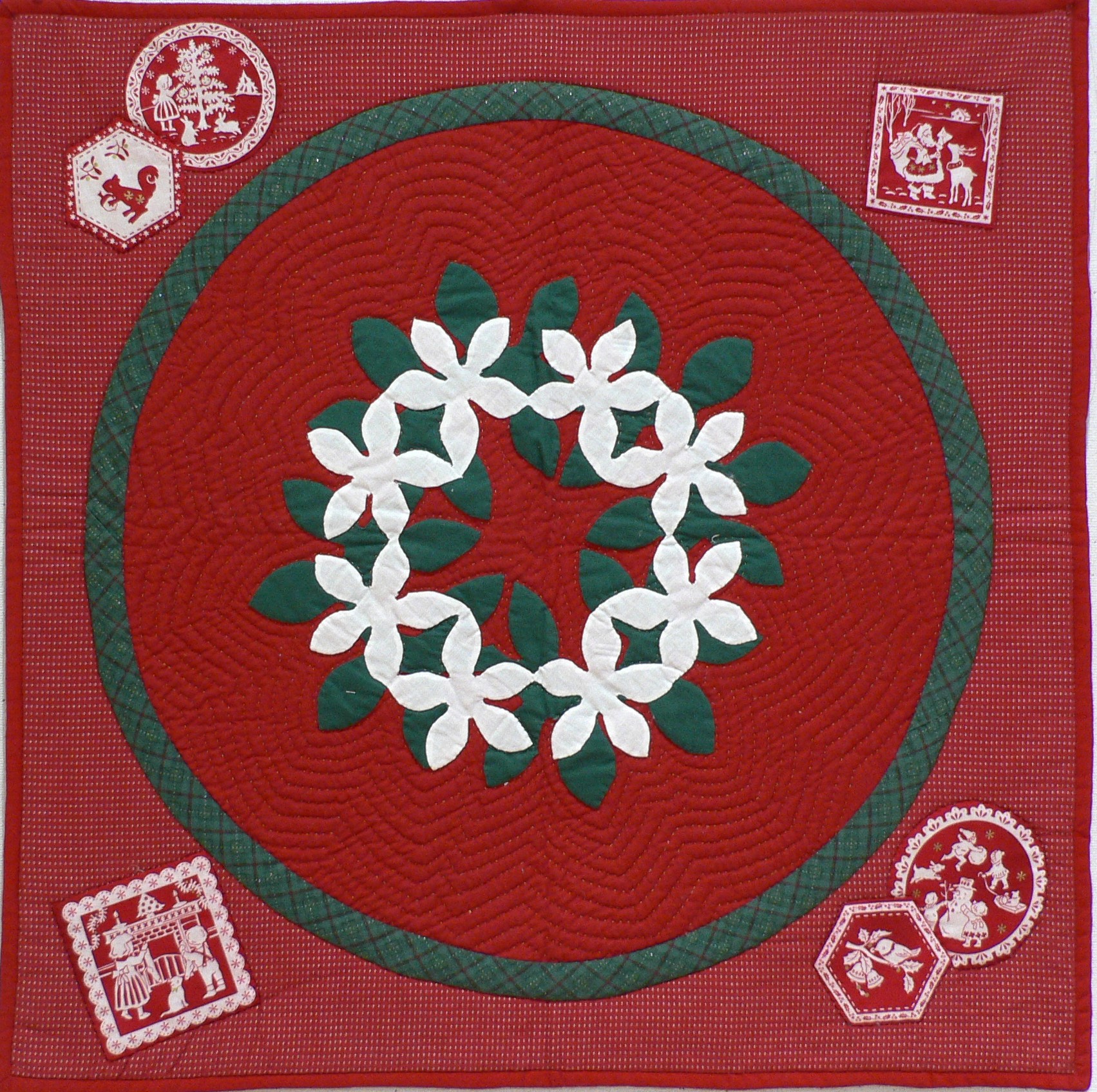 パッチワーク・はじめてさんの刺しゅう 3月