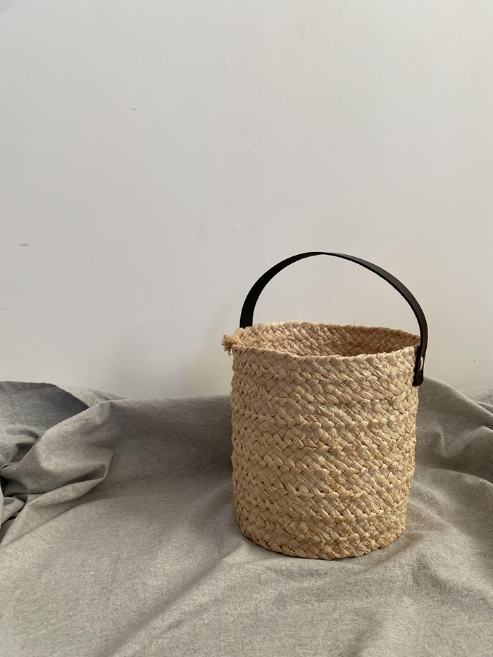 ブレードを縫って作る ★ラフィアバッグ