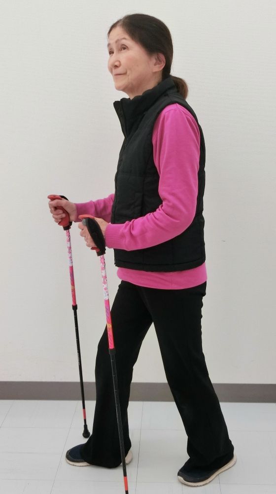 シニア健康ウォーク ノルデイックウォーク