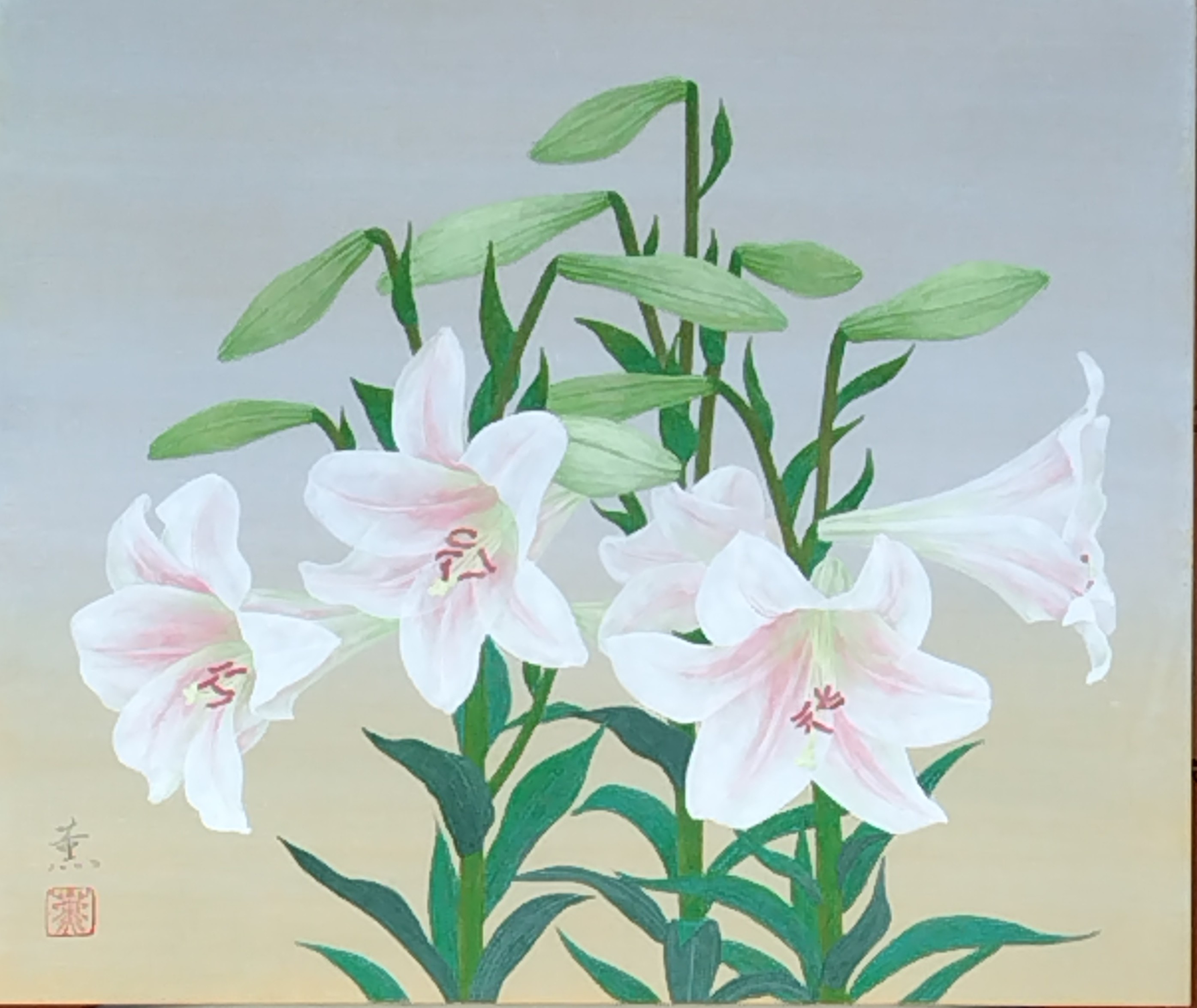 はじめての日本画教室