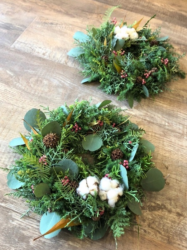 季節のリース&スワッグ 「春号新講座 4/8(水)特別体験会開催」