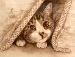 ～セピア色の世界を描く～ ウッドバーニング(焦がし絵) 春号おすすめ講座 4/11(土)特別体験会