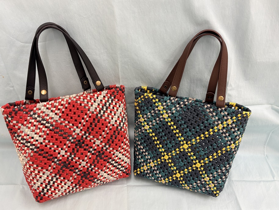 クラフトバンドで作る おしゃれなかごバッグ(全4回) 春の新講座4/3(金)スタート予定