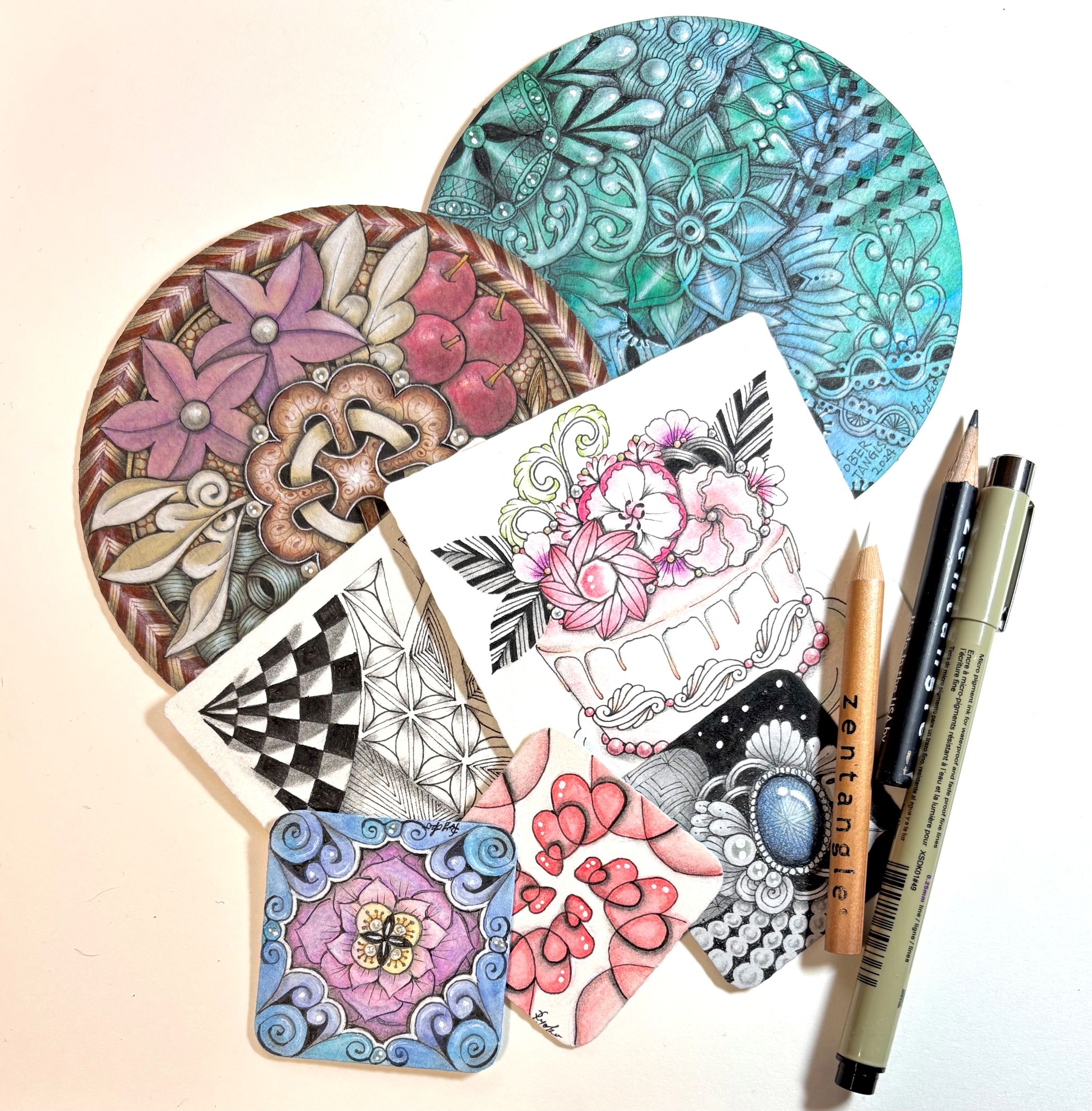 集中して心が整う 楽しく描こうゼンタングル®︎ 春号新講座 4月2日(木)特別説明会開催