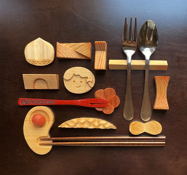 ヒノキの箸おき作り 春号 1DAY講座 ①4/2(木)