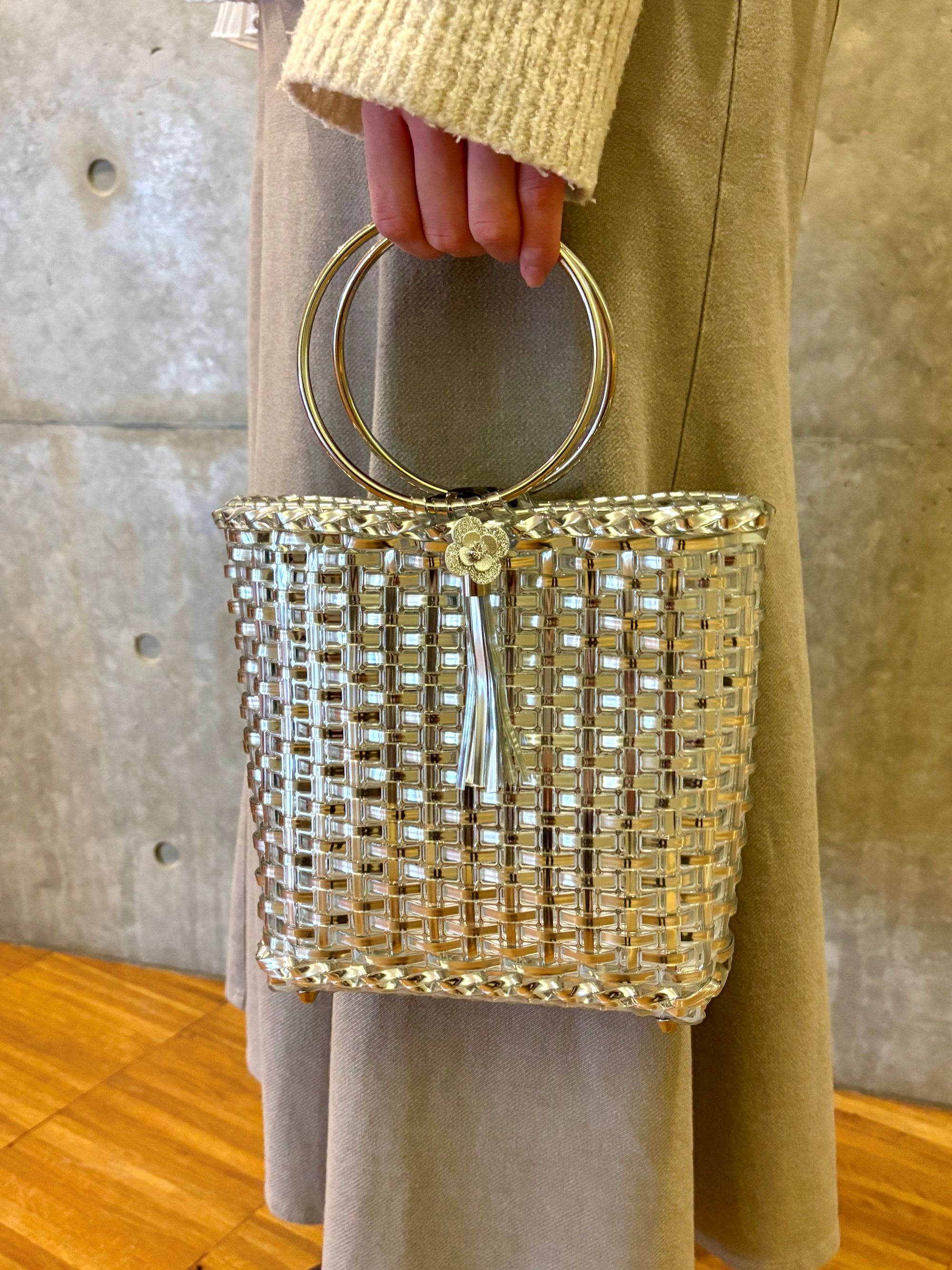 2回完結講座 キラキラジュエルワイヤーバッグ🄬