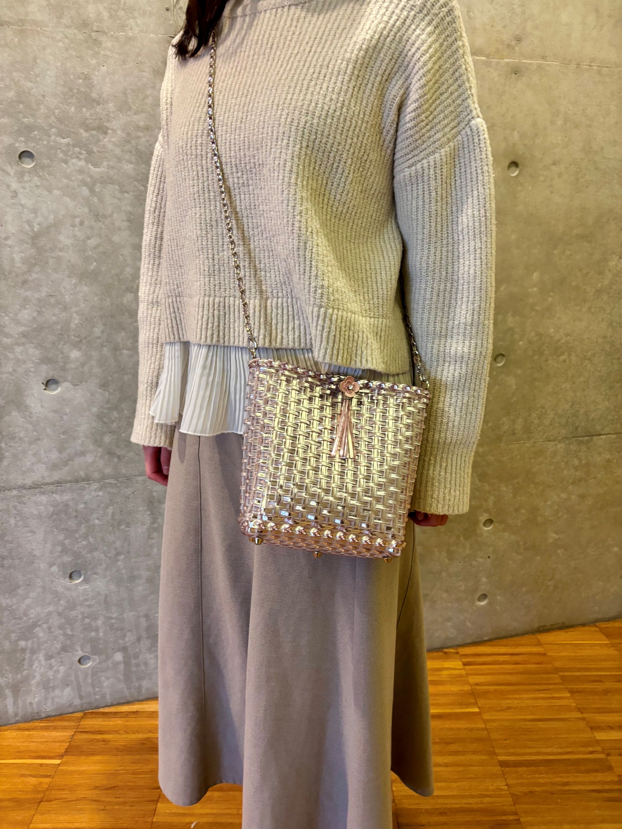 2回完結講座 キラキラジュエルワイヤーバッグ🄬