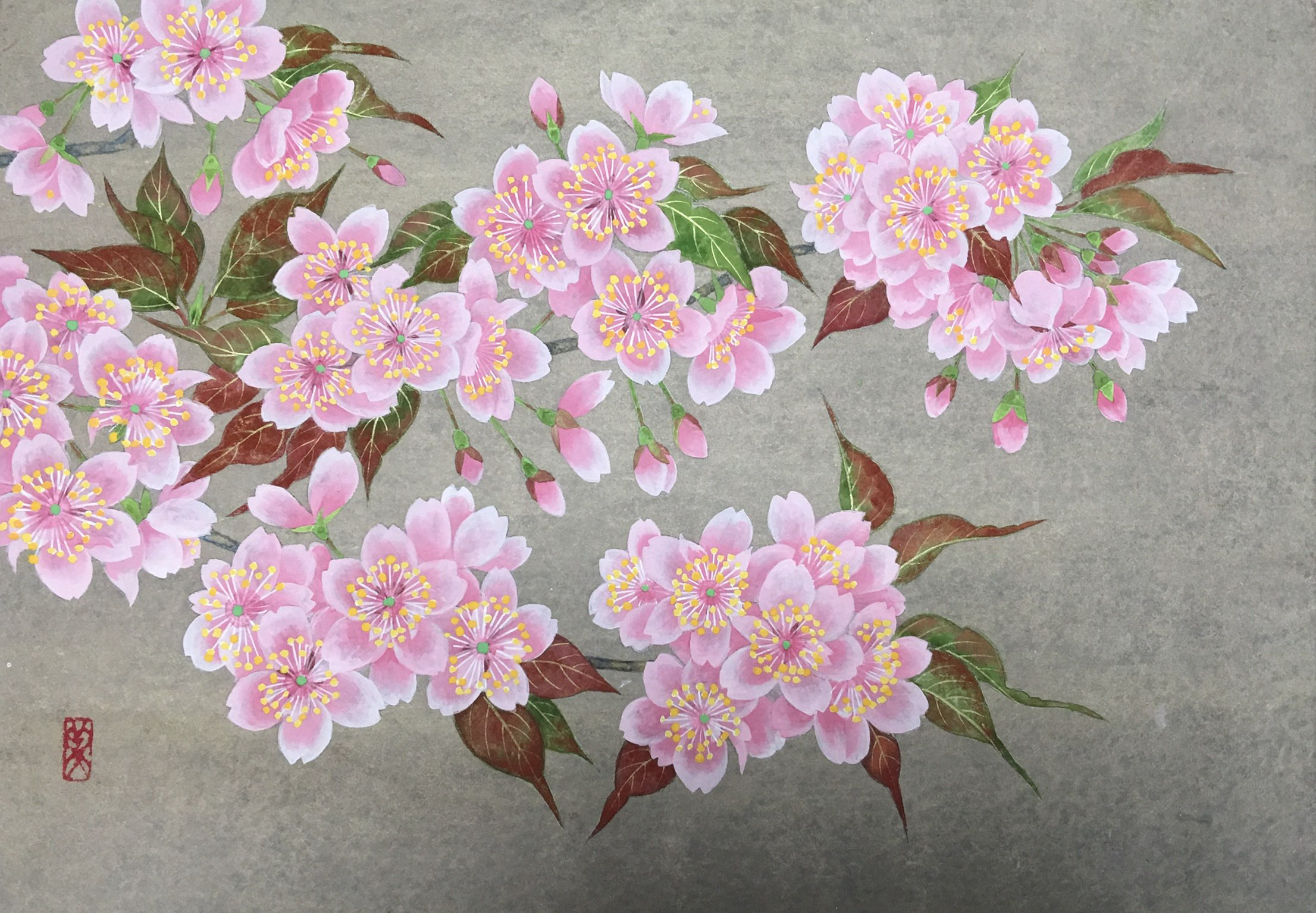 楽しく描こう!! 日本画(井上先生)