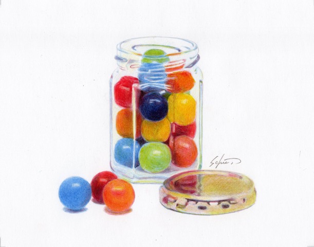 4色で描く色鉛筆画教室 春の新規生募集 3/24,4/28(火)一日体験