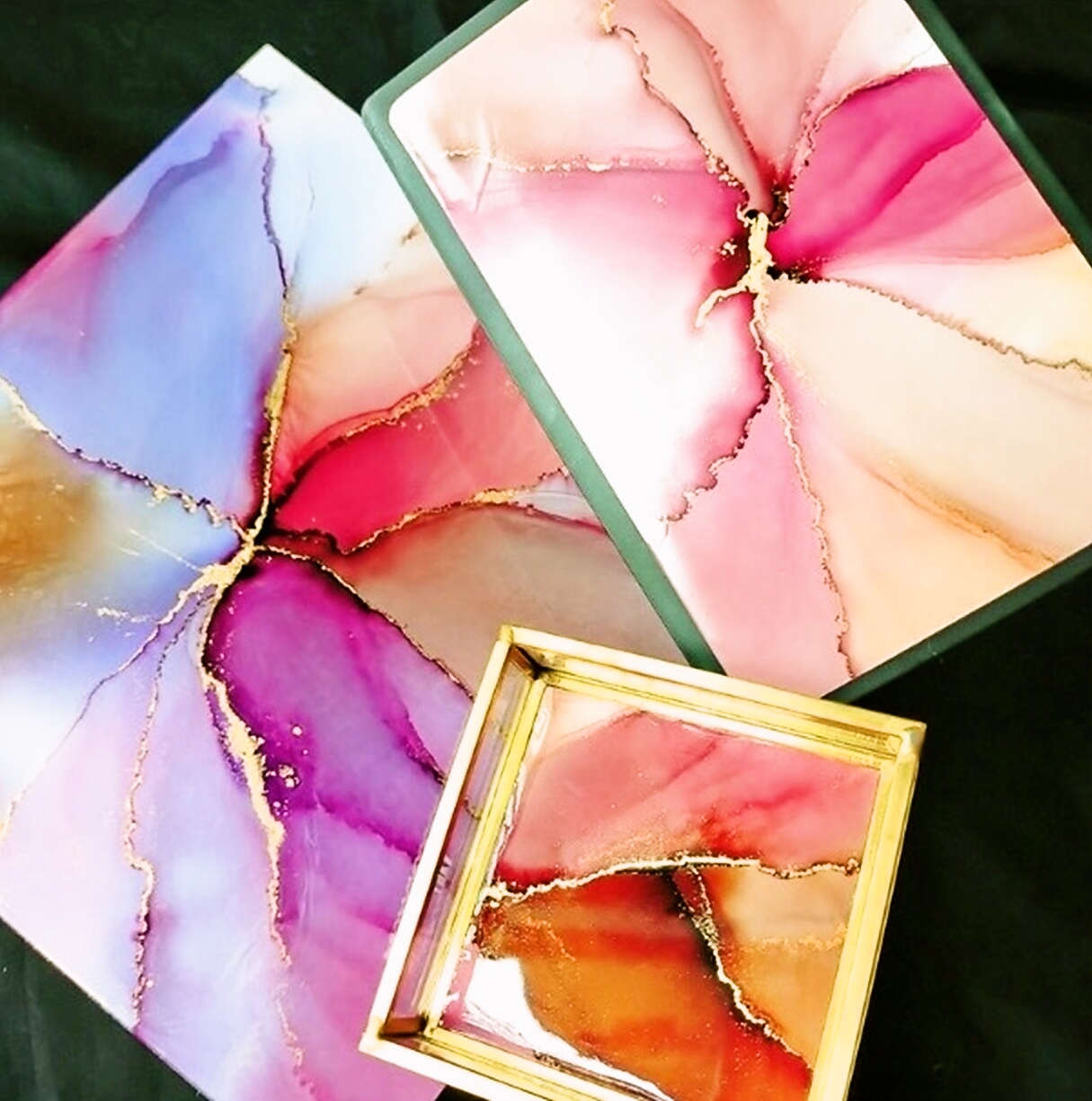 誰でも美しく描ける! アルコールインクアート 春の新講座 4/1(水)特別体験会