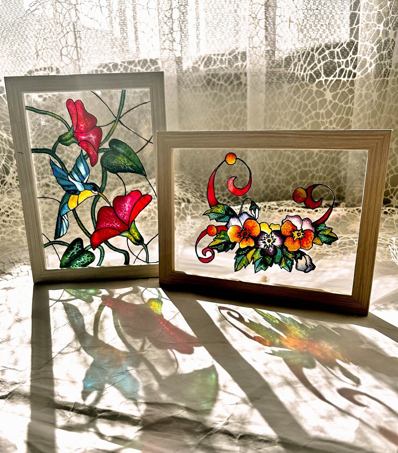 (全3回)ステンドグラス風大人の塗り絵 ディンプルアート 春の新講座 4/10(金)スタート