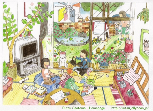 ルツ先生の ほのぼのいろえんぴつ