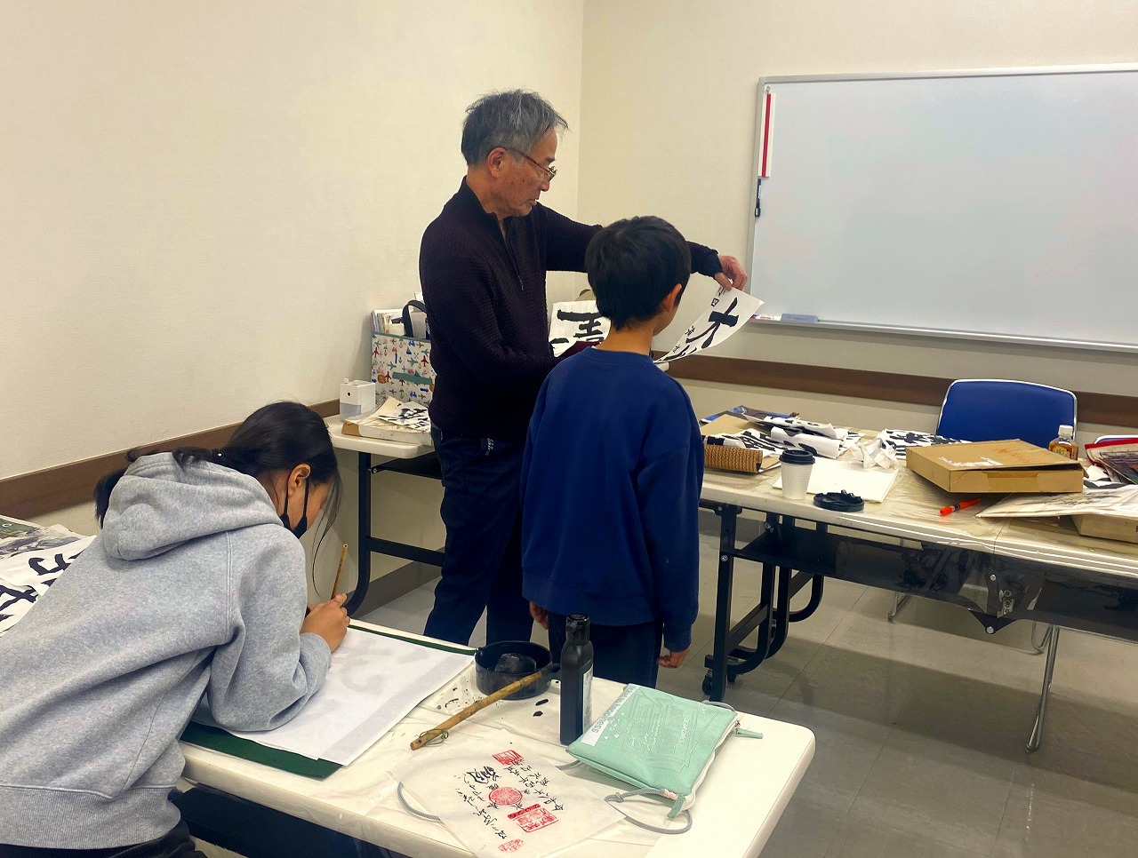 こどもの書道60分