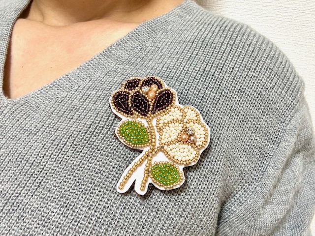 基礎からゆっくり丁寧に ビーズ刺繍を楽しもう