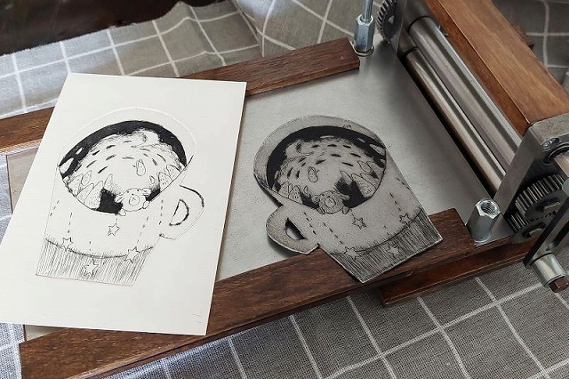 小さな版から広がる世界 版画