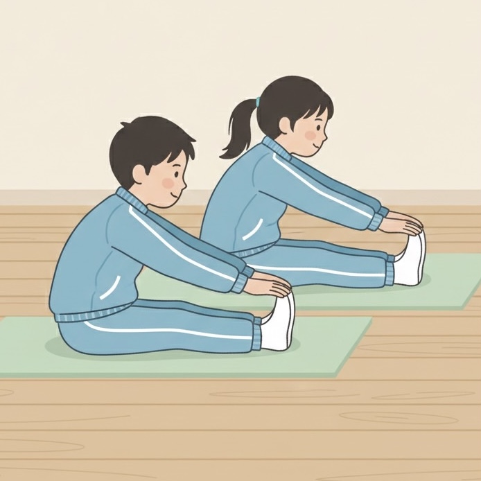 運動不足解消に こどものためのストレッチ&体操 春の新講座 一日体験3/17・3/24(火)