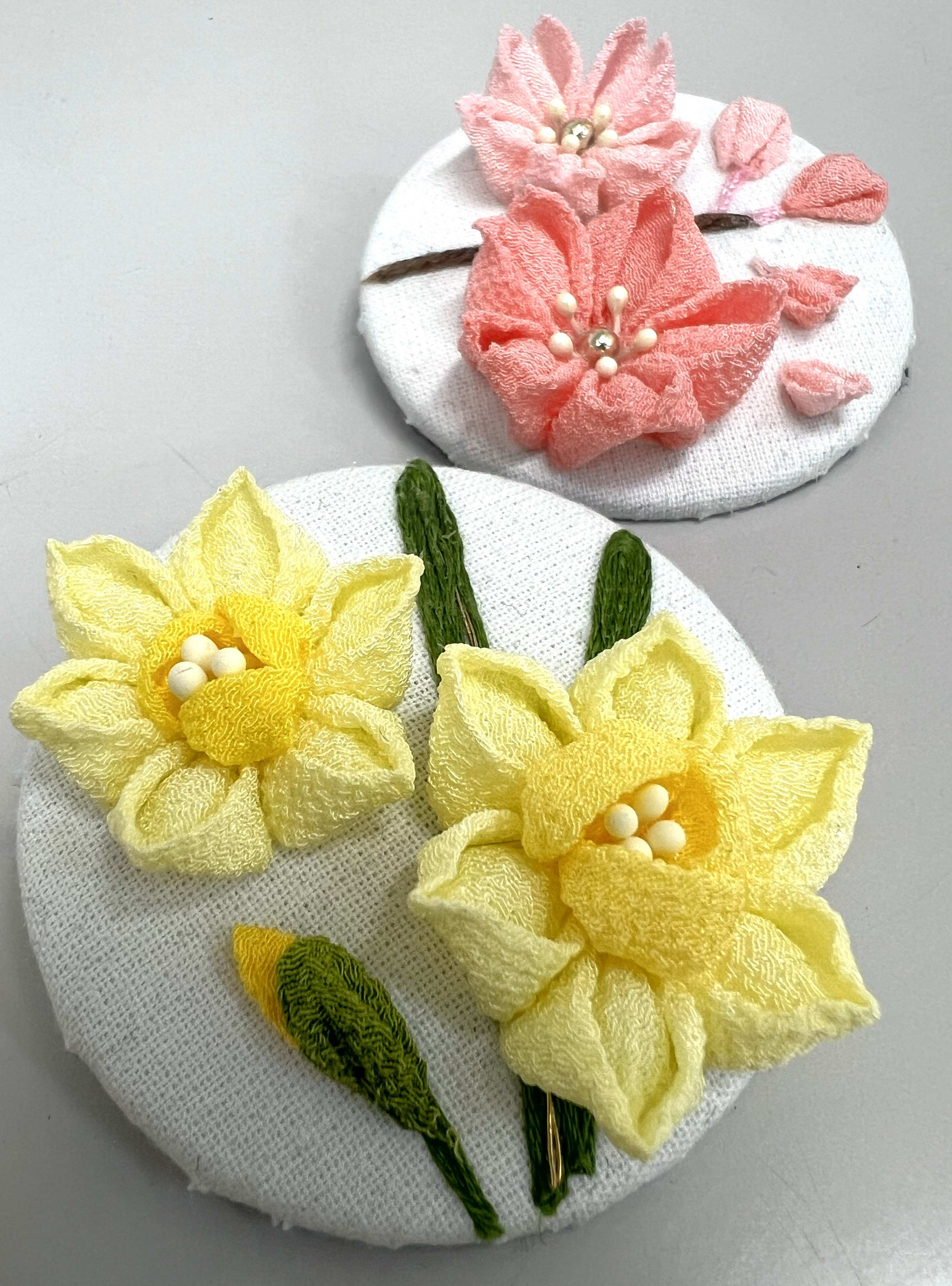 基礎から学べる はじめてのつまみ細工 春の新講座 4/3(金)特別体験会