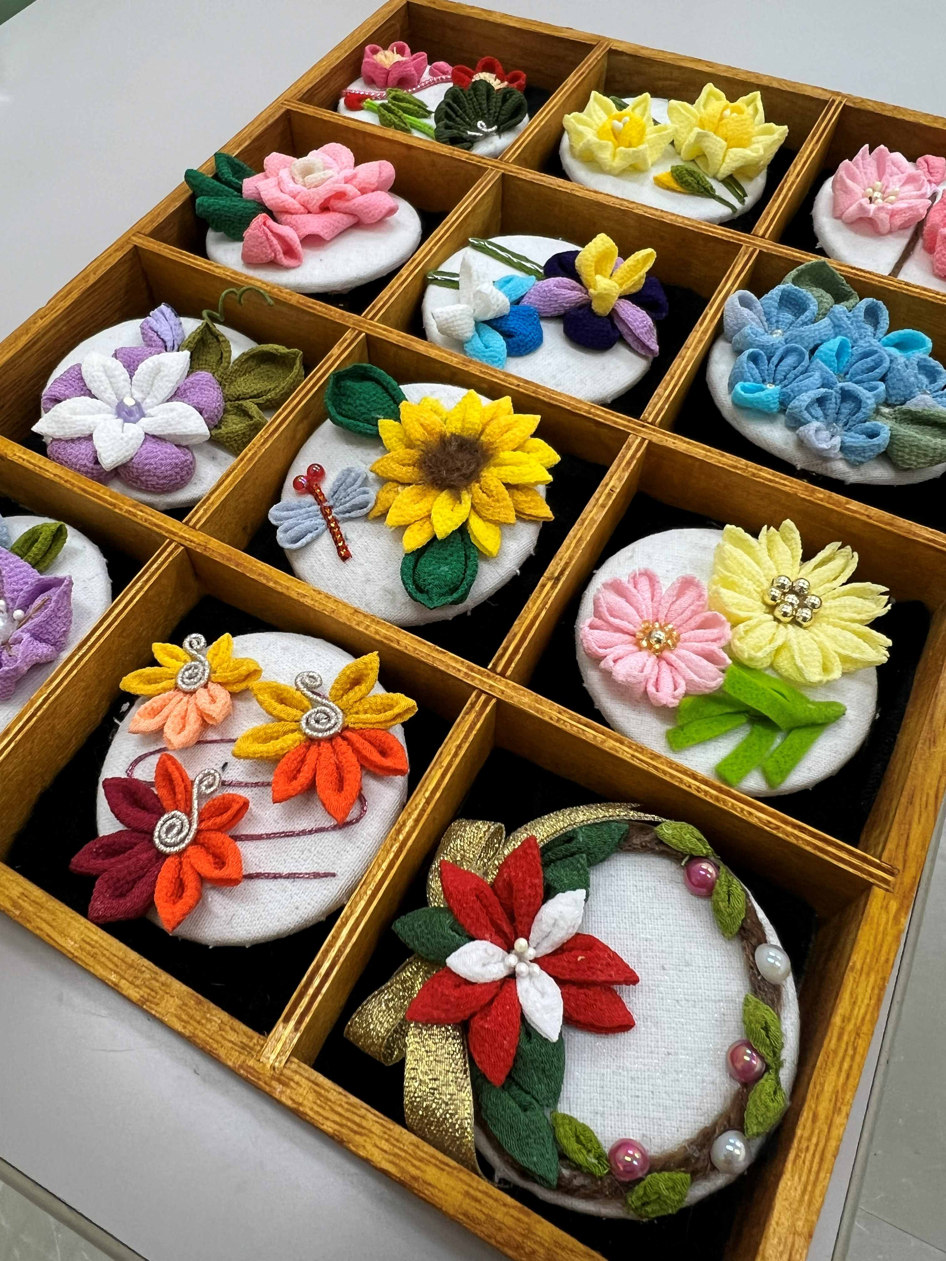 基礎から学べる はじめてのつまみ細工 春の新講座 4/3(金)特別体験会