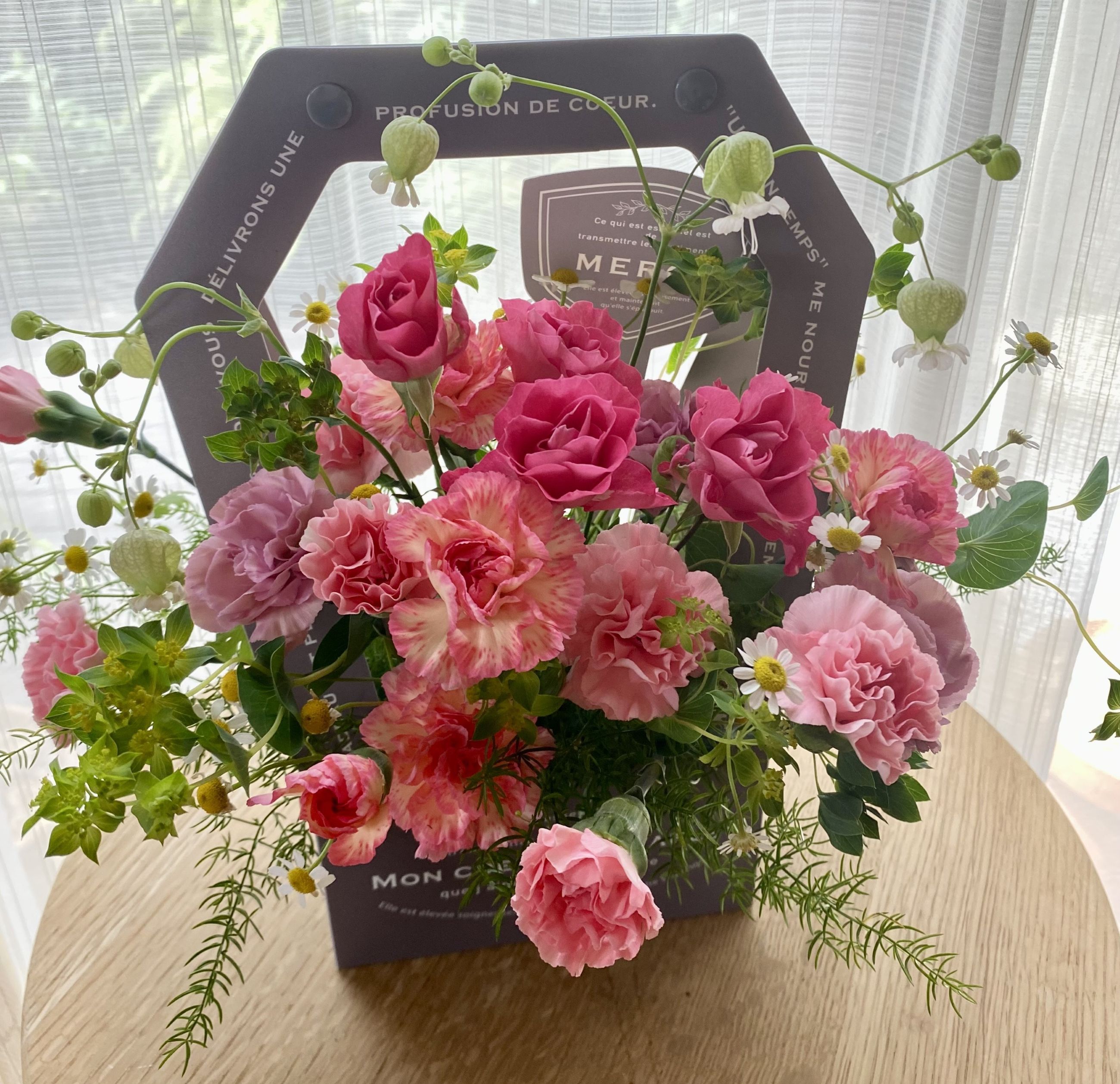 1DAY講座 フラワーバスケット 母の日