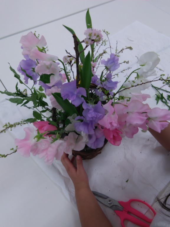 お花大好き たのしいキッズフラワーアレンジメント 春の体験会 4/25(土)