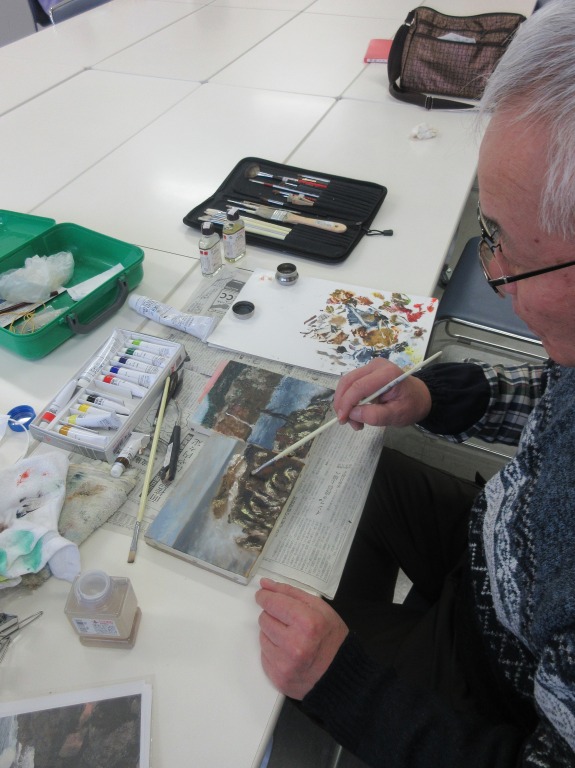 油絵とアクリル 春号体験会 3/30・4/6(月)