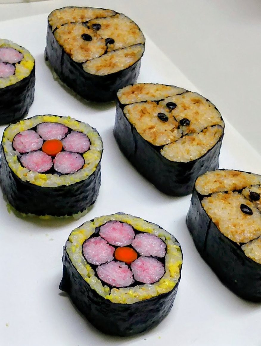 作って楽しい!食べて美味しい! 飾り巻き寿司