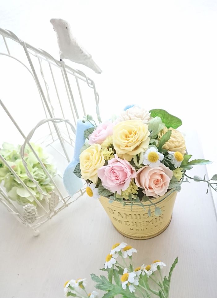 月に1回の基礎から始める プリザーブドフラワー