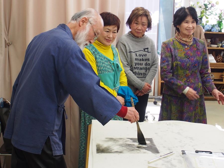 水墨画(山本先生)