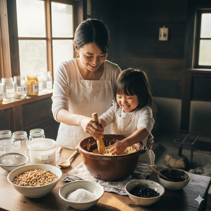 一緒につくる”を楽しむ、発酵体験 親子で作る味噌づくり 春の1DAY講座  4/29(水)