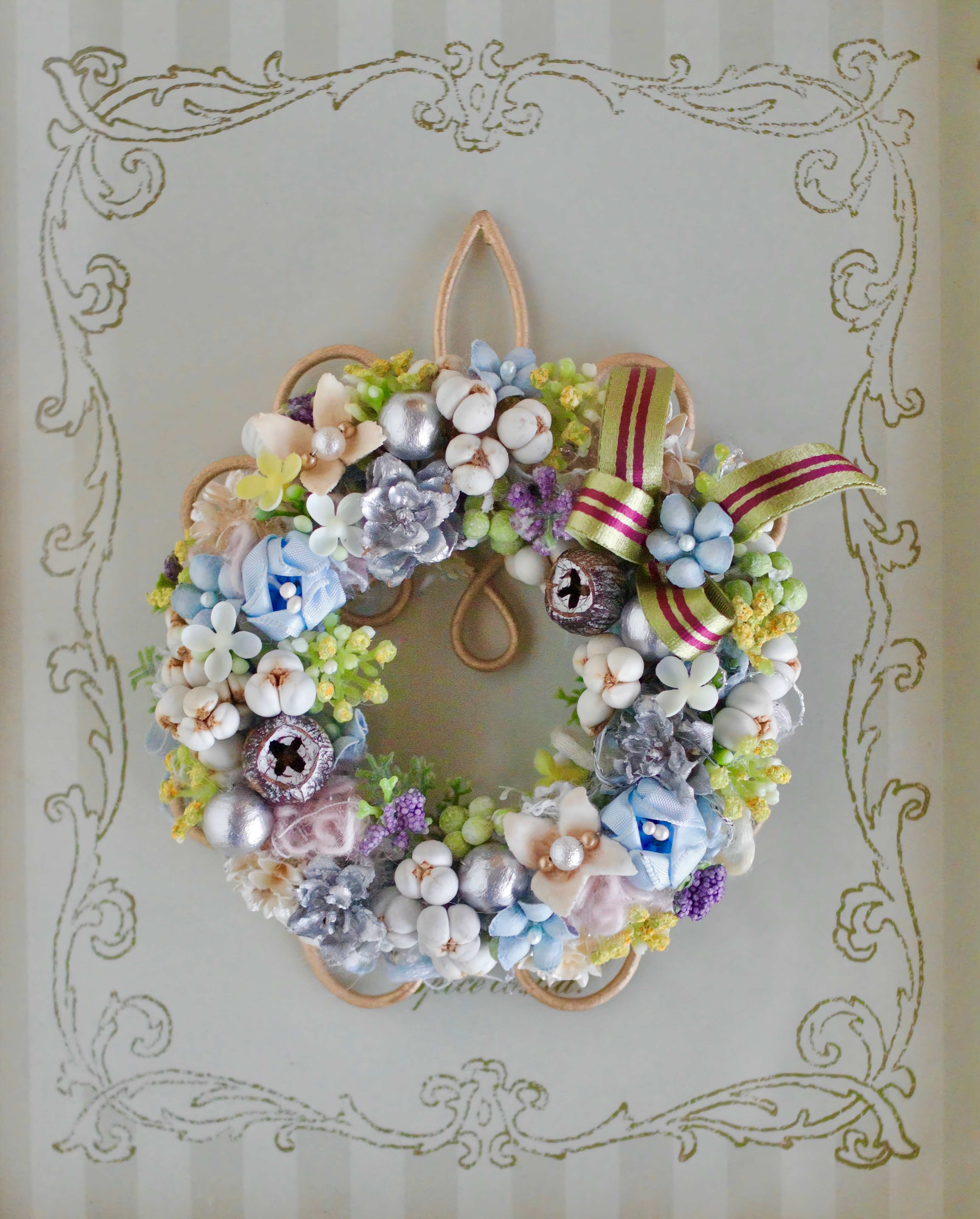 アイアンベースの可愛いミニリース トロッケンクランツ『春のミニリース』 秋のスペシャル1DAY