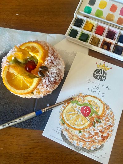 パン好きのための水彩時間 美味しいパンを描こう!透明水彩スケッチ講座 全3回