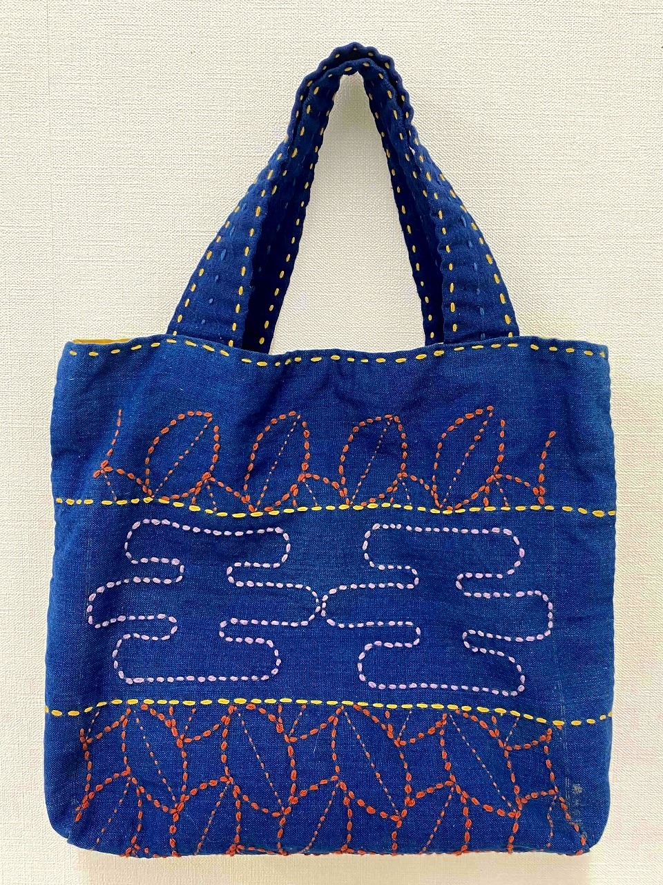 手縫い仕立ての 刺し子